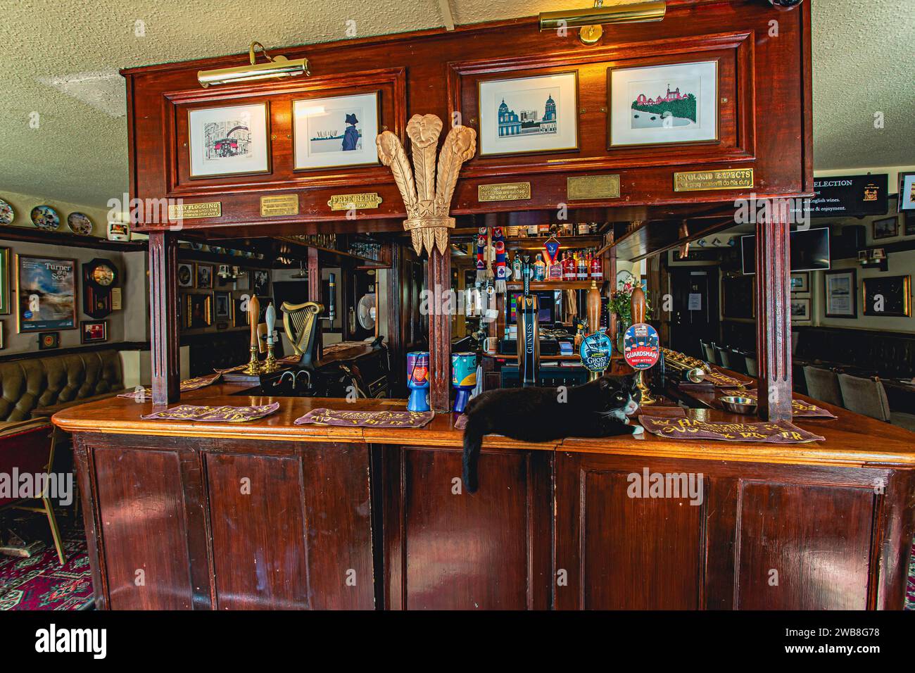 London, Greenwich - The Plume of Feathers - tradizionale pub inglese Foto Stock