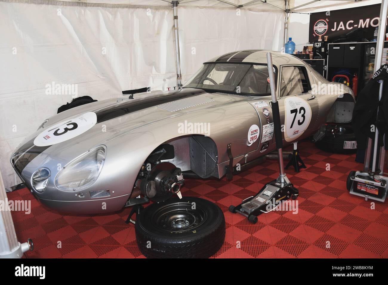 Jaguar e-Type 3,8 - Mugello Peter Auto 2023 Foto Stock