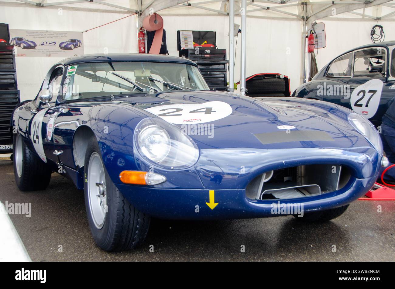 Jaguar e-Type 3,8 Foto Stock