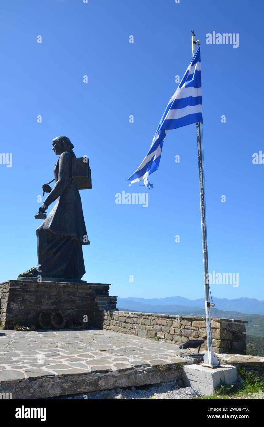 Grecia, nord-occidentale, regione dell'Epiro, monumento Ioannina Kalpaki, Zagoria vilagges, Kipoi e Tsepelovo Foto Stock