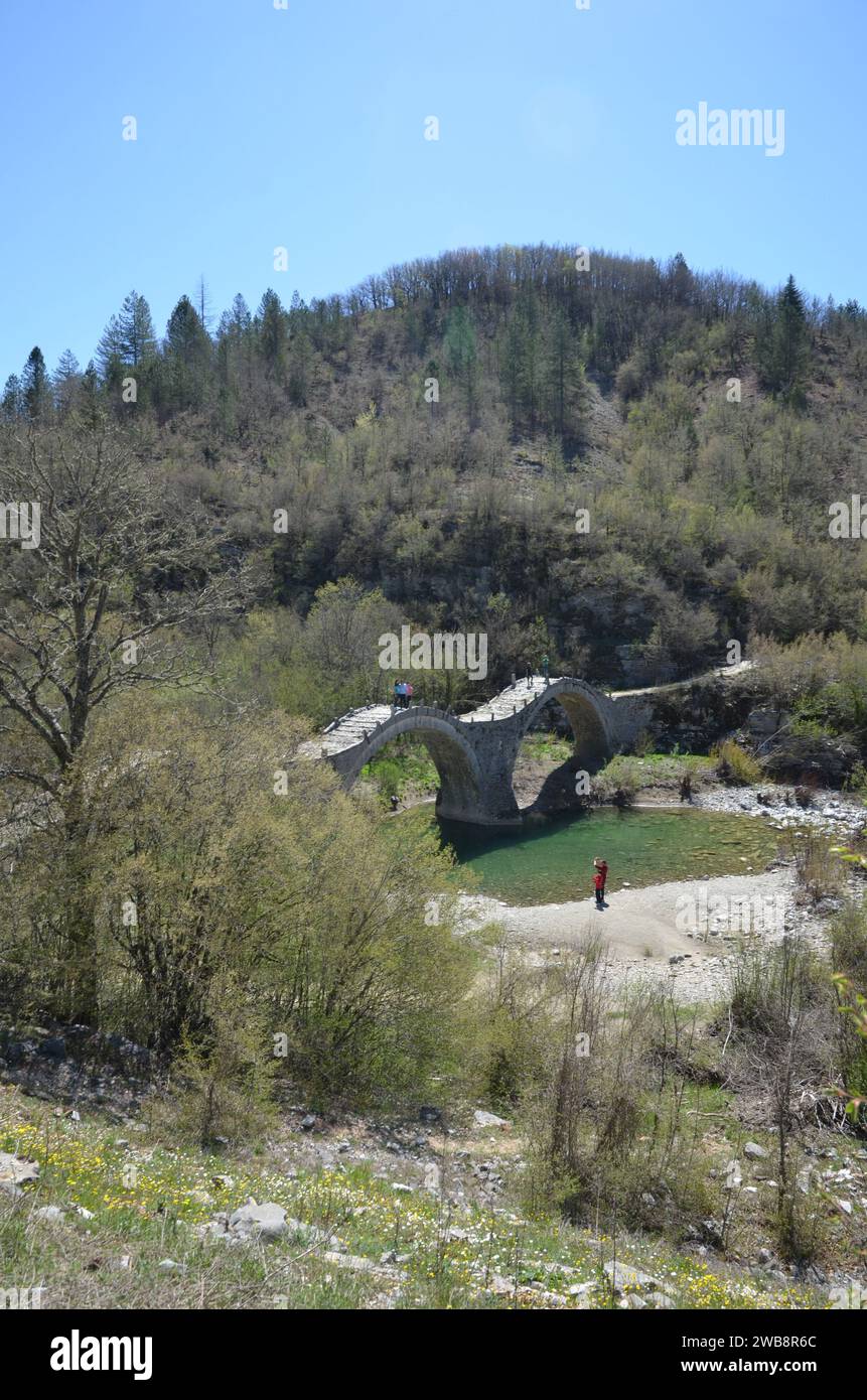Grecia, nord-occidentale, regione dell'Epiro, monumento Ioannina Kalpaki, Zagoria vilagges, Kipoi e Tsepelovo Foto Stock