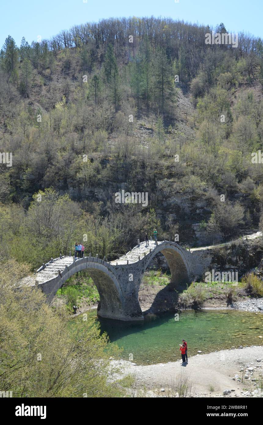 Grecia, nord-occidentale, regione dell'Epiro, monumento Ioannina Kalpaki, Zagoria vilagges, Kipoi e Tsepelovo Foto Stock