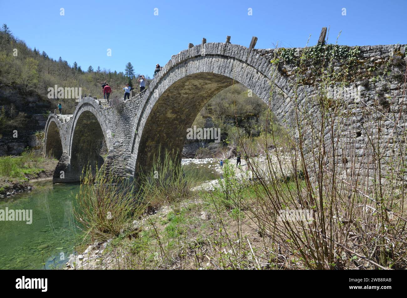 Grecia, nord-occidentale, regione dell'Epiro, monumento Ioannina Kalpaki, Zagoria vilagges, Kipoi e Tsepelovo Foto Stock