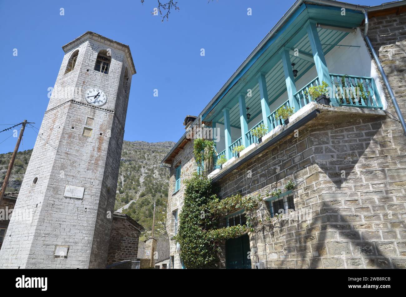 Grecia, nord-occidentale, regione dell'Epiro, monumento Ioannina Kalpaki, Zagoria vilagges, Kipoi e Tsepelovo Foto Stock