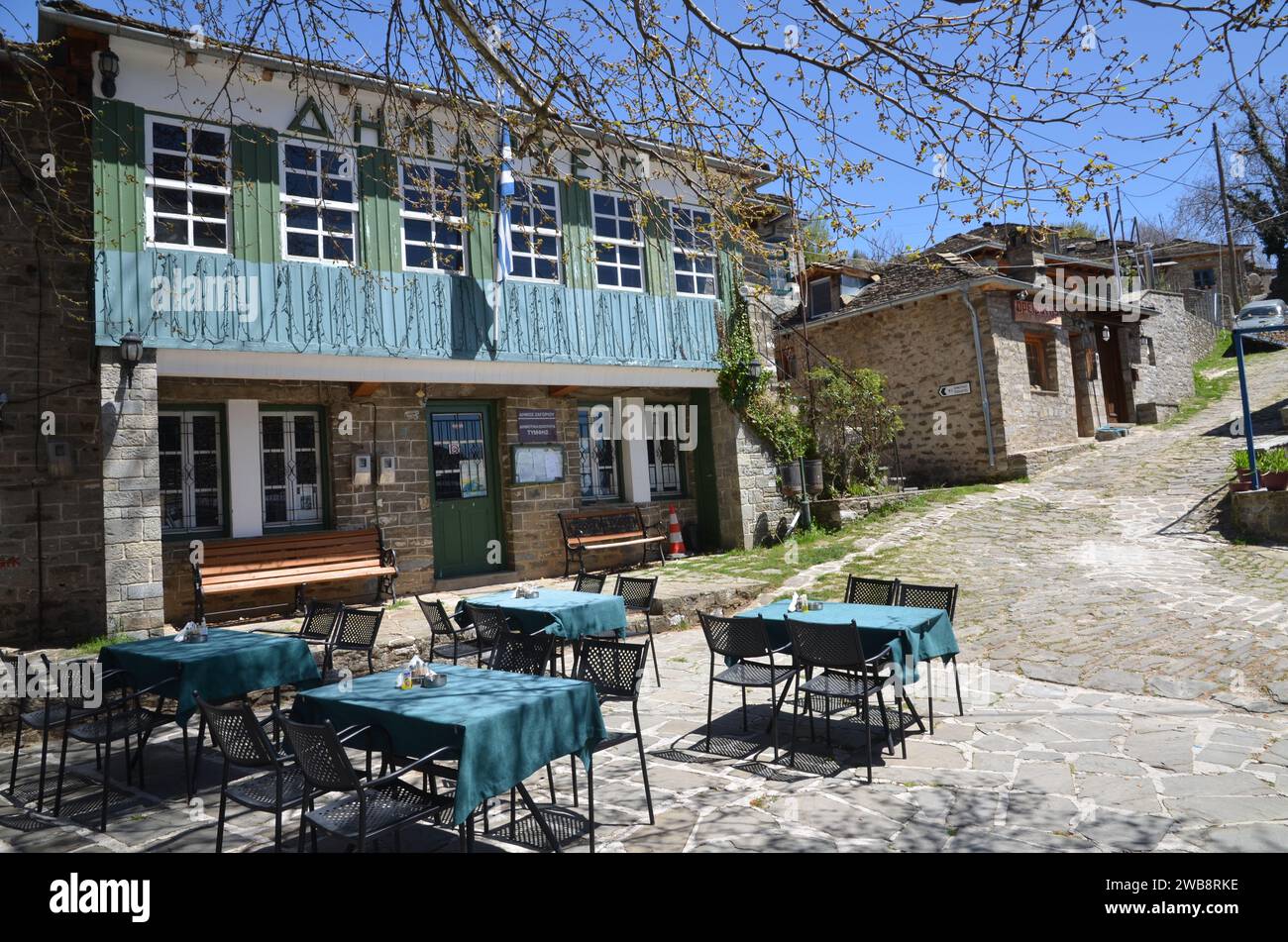 Grecia, nord-occidentale, regione dell'Epiro, monumento Ioannina Kalpaki, Zagoria vilagges, Kipoi e Tsepelovo Foto Stock