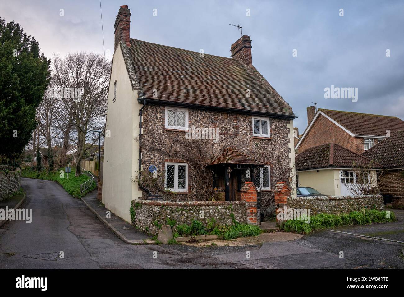 Newhaven, 6 gennaio 2024: Orchard Mews, ex casa di Ralph Reader, creatore di The Gang Show Foto Stock