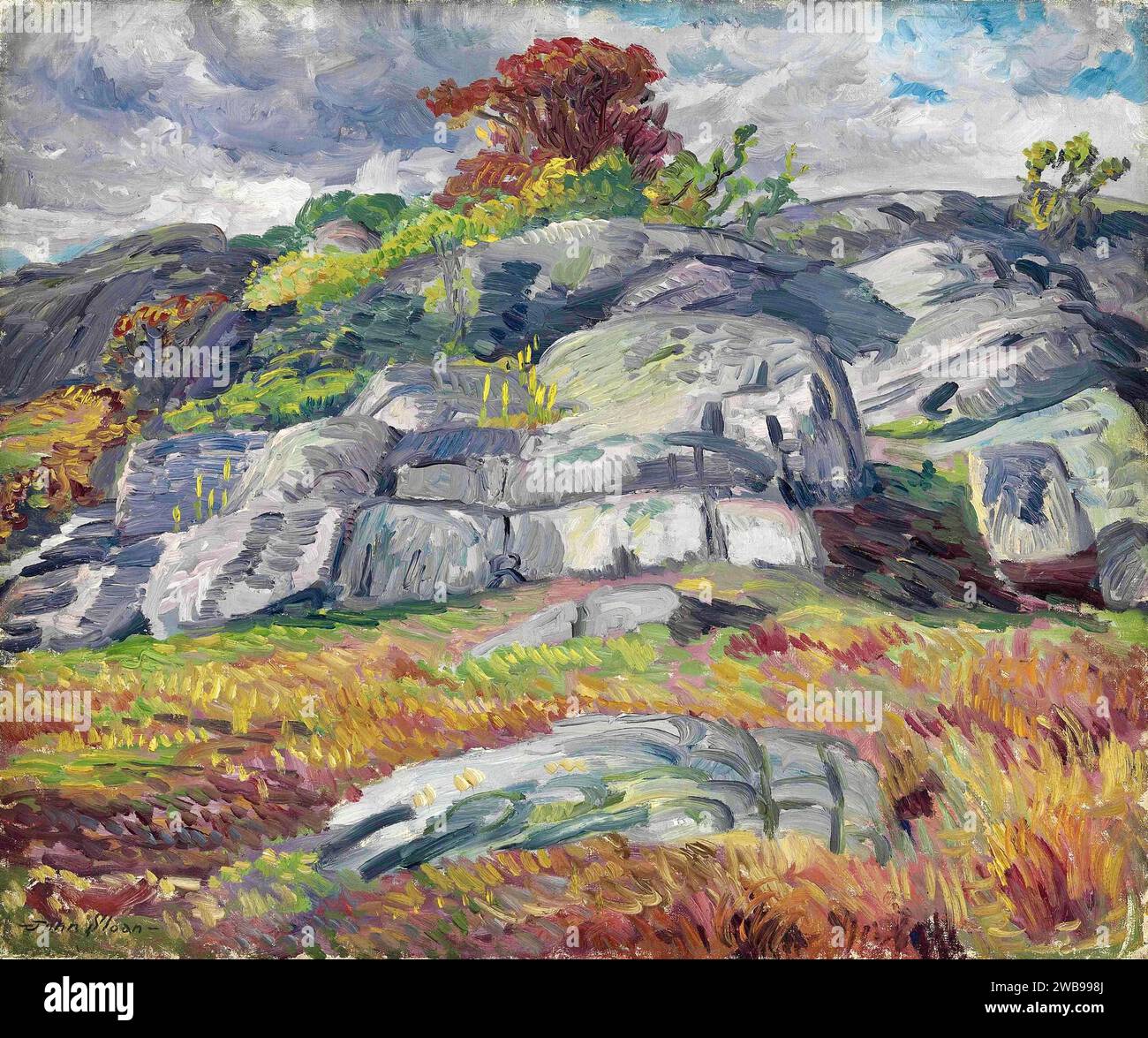 John Sloan - Scavenger's Rocks - 1914 Foto Stock
