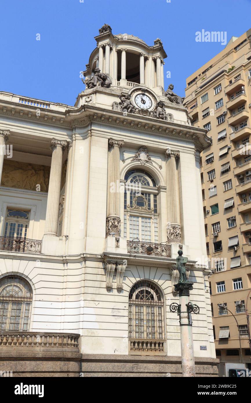 Brasile - Rio de Janeiro architettura di riferimento. Camera Municipale - organo legislativo del governo locale. Foto Stock