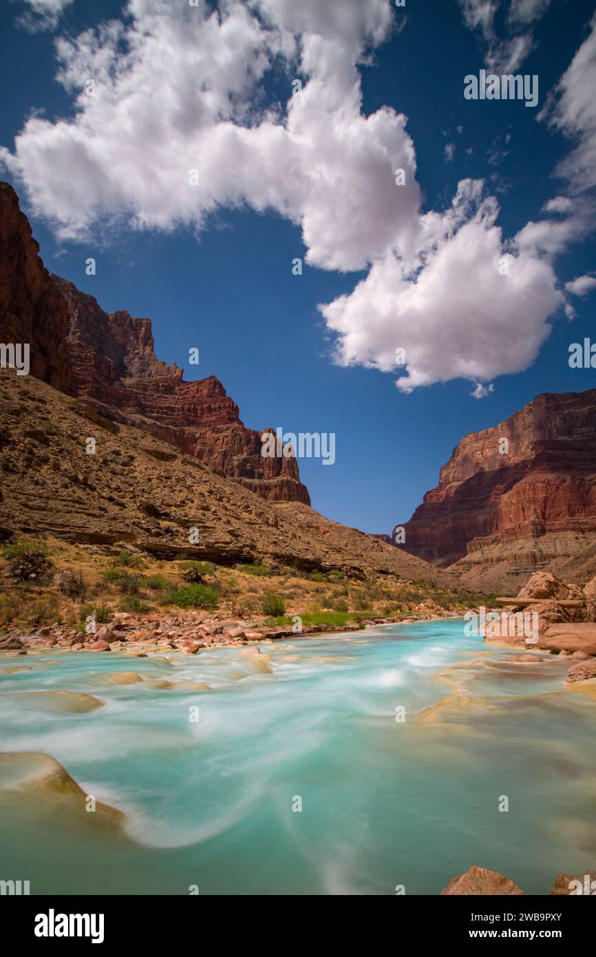 Little Colorado River nel Grand Canyon National Park, Arizona Foto Stock
