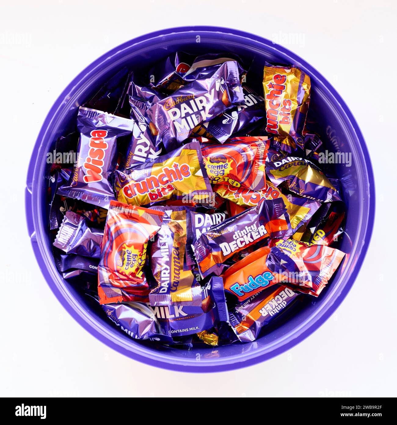 Scatola di dolci Cadbury Heroes Foto Stock
