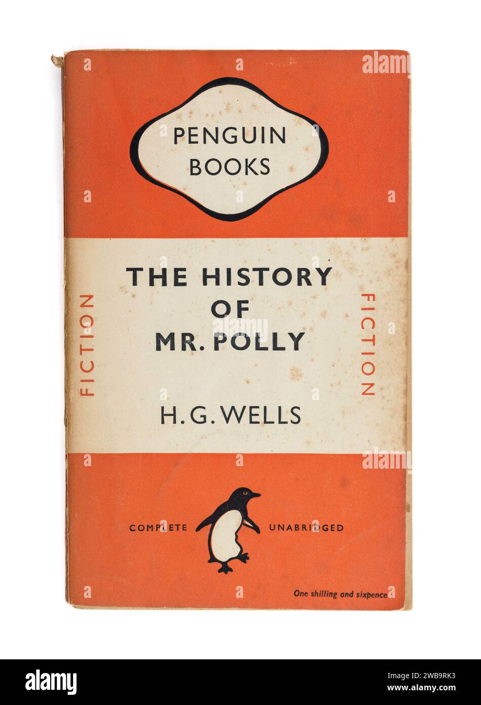 Copertina della vecchia edizione cartacea dei pinguini di The History of Mr Polly di HG Wells Foto Stock