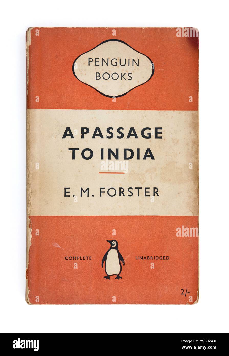 Copertina dell'edizione cartacea dei Pinguini del 1937 di a Passage to India di EM Forster Foto Stock