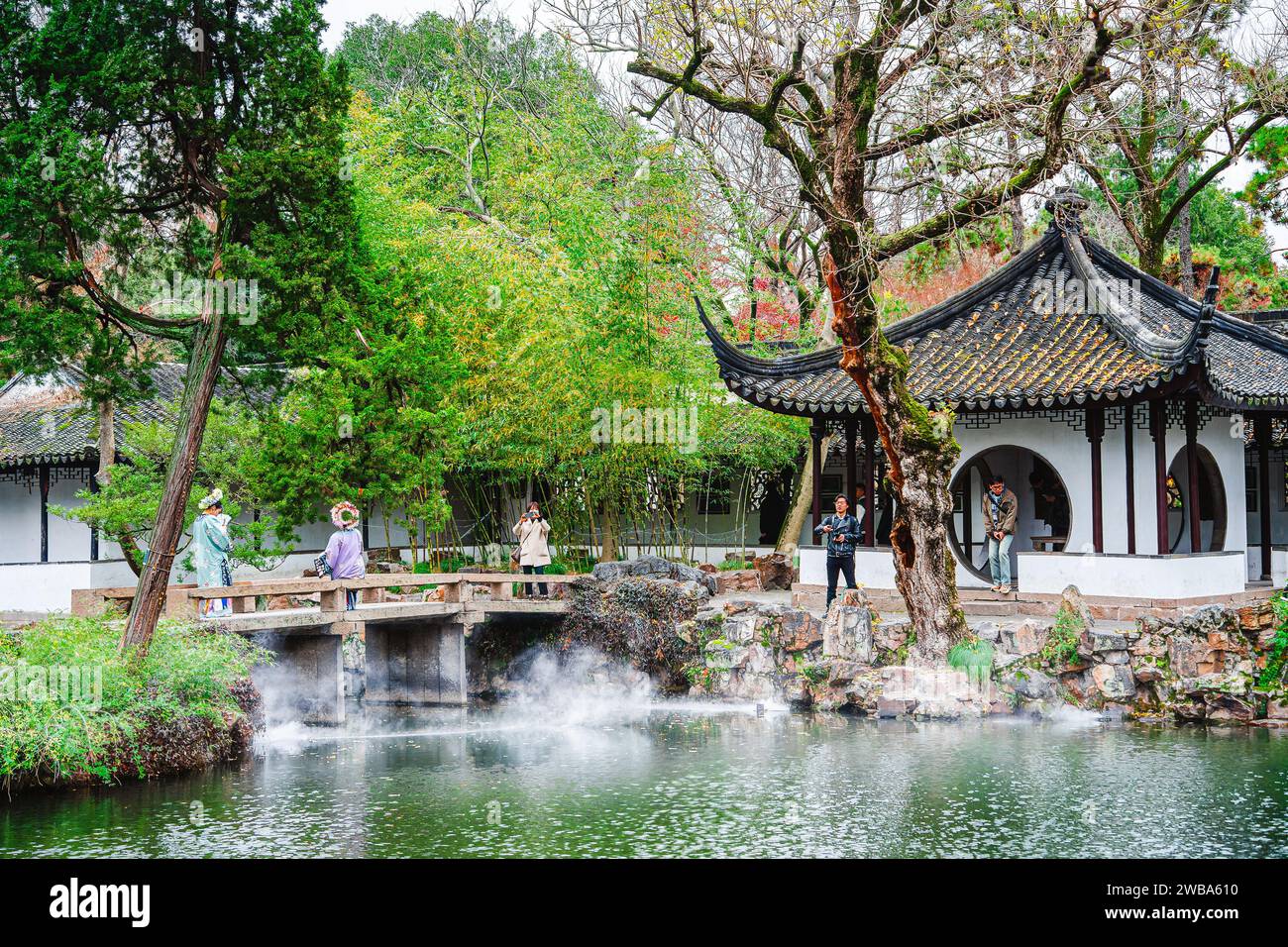 Suzhou, Cina: Umile giardino degli amministratori Foto Stock