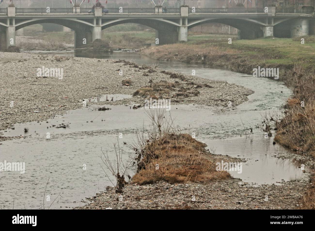 Il torrente Parma Foto Stock