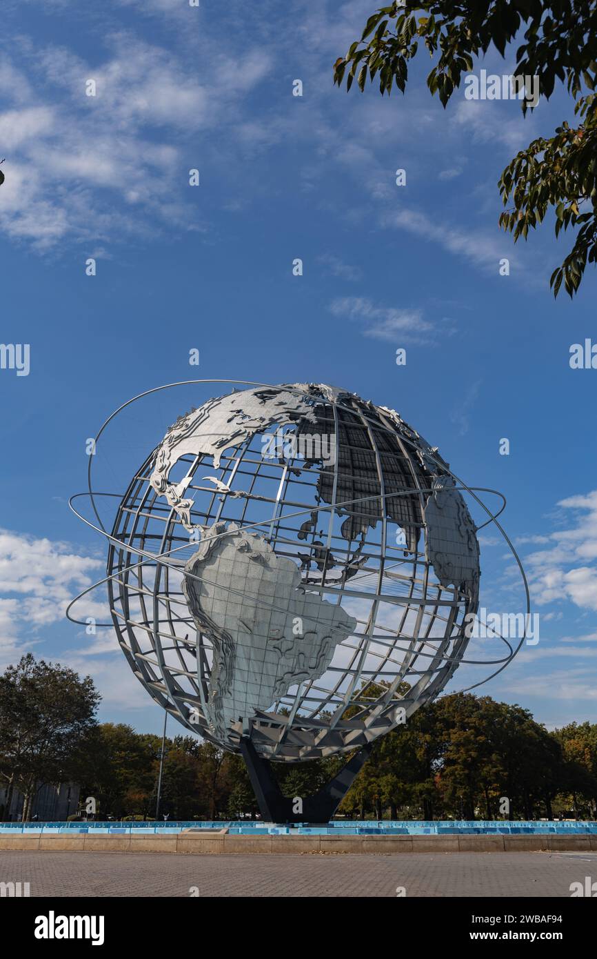 New York, Queens, Arthur Ashe Stadium Park Foto Stock