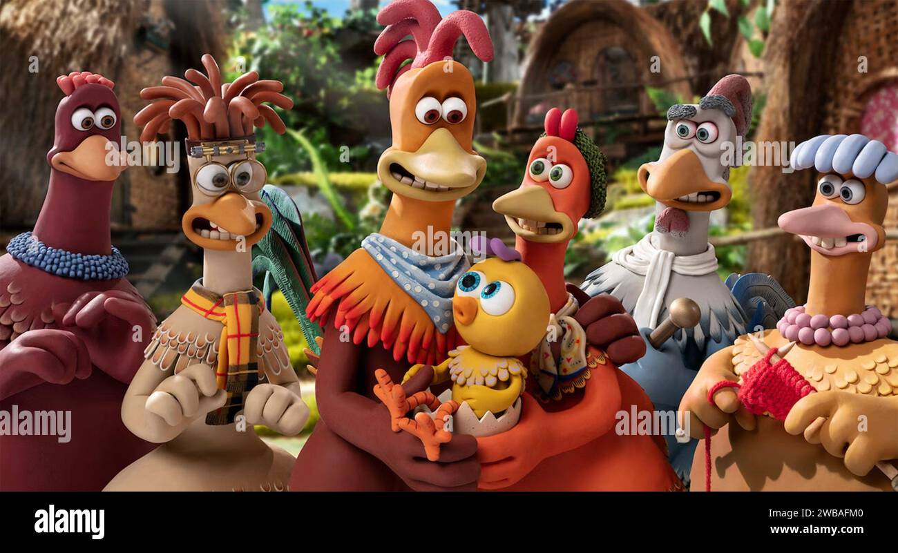 CHICKEN RUN: DAWN OF THE NUGGET 2023, FILM NETFLIX Foto Stock