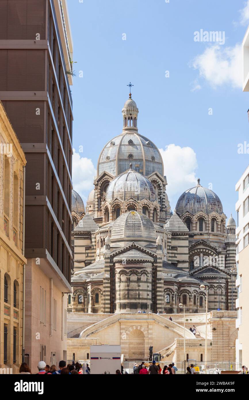 Cattedrale di Marsiglia, Marsiglia, Francia. Foto Stock