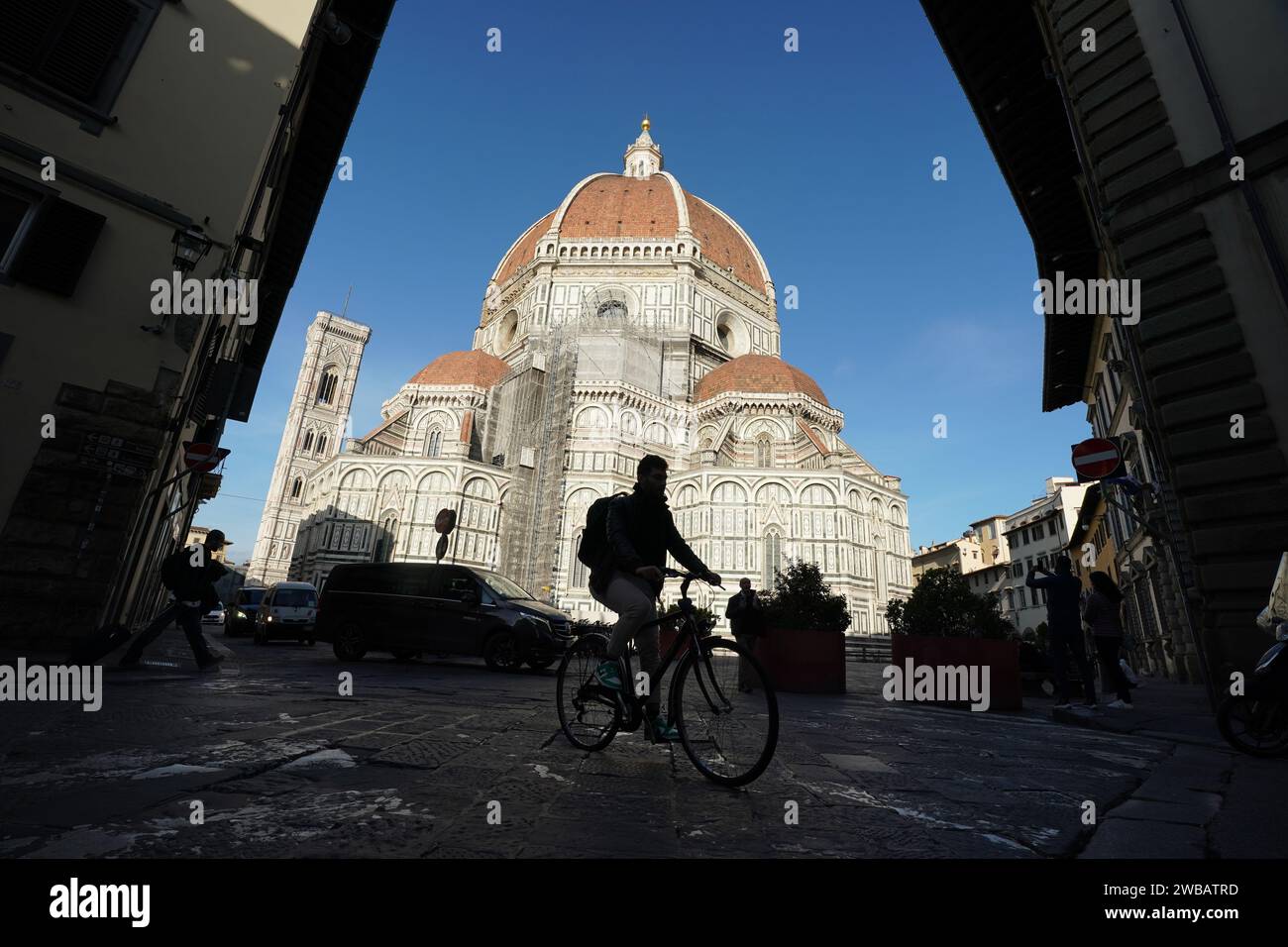 Cattedrale di Santa Maria del Fiore a Firenze, Italia Foto Stock