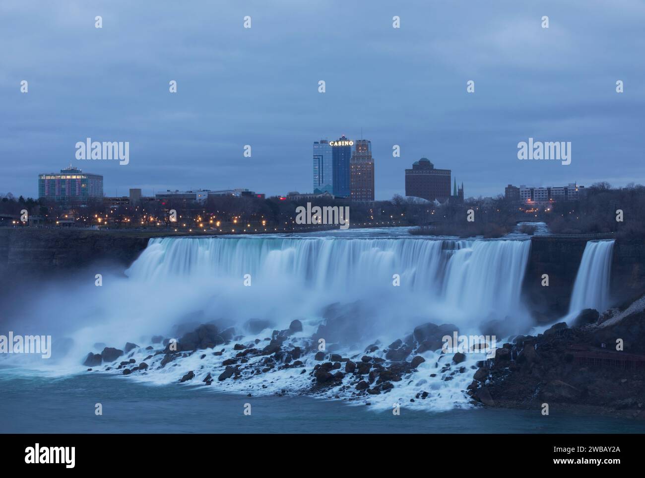 American Falls dall'Ontario, Canada Foto Stock