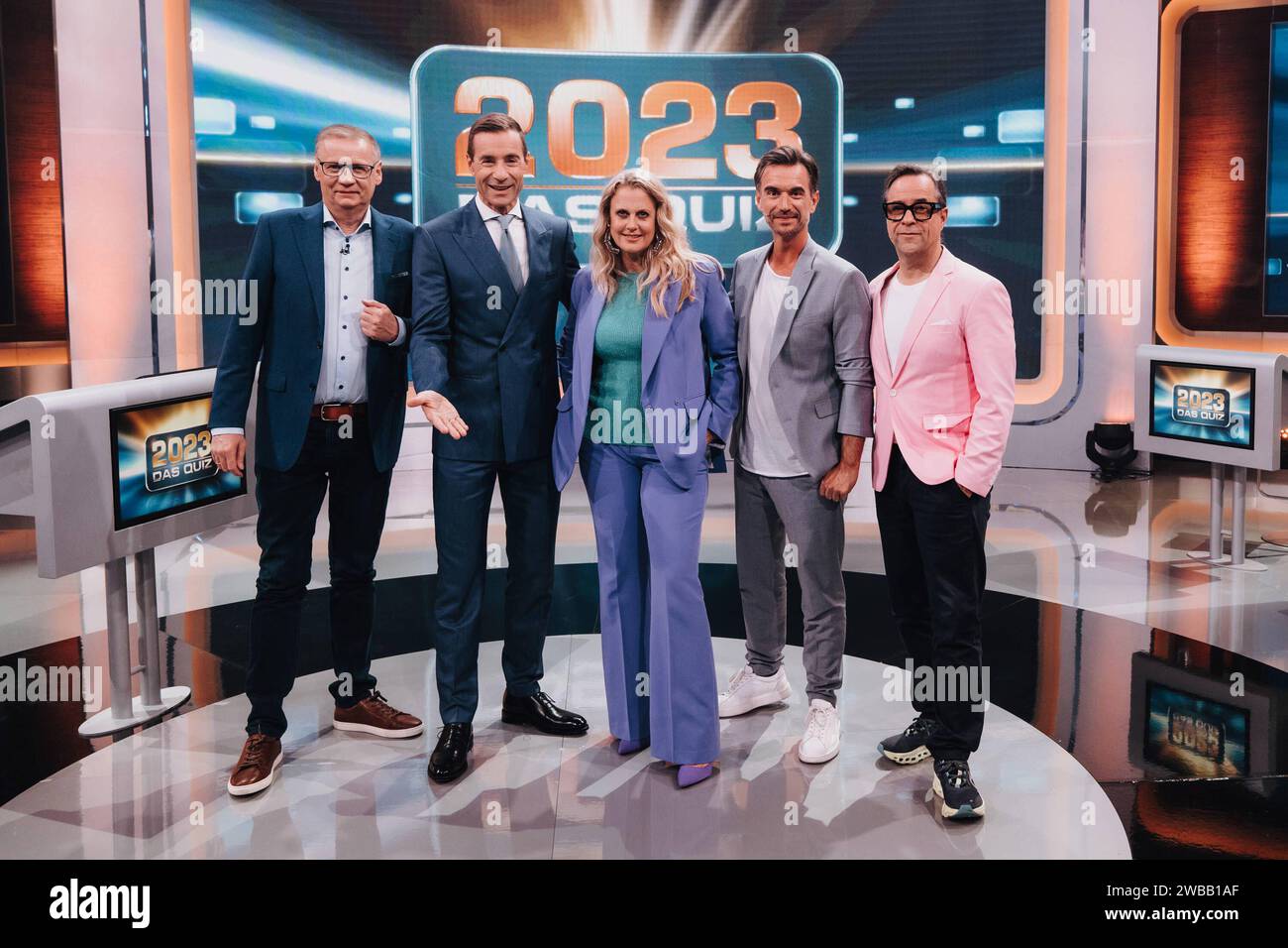 20.12.2023, Köln, MMC Studios, Das Quiz 2023 Der Cast der Sendung