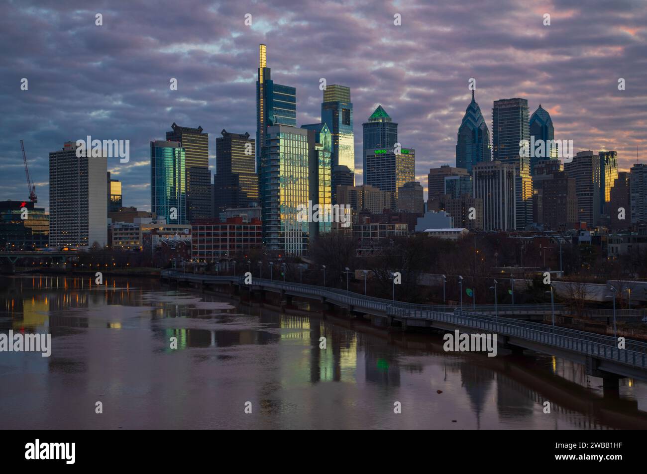 La città di Filadelfia Foto Stock