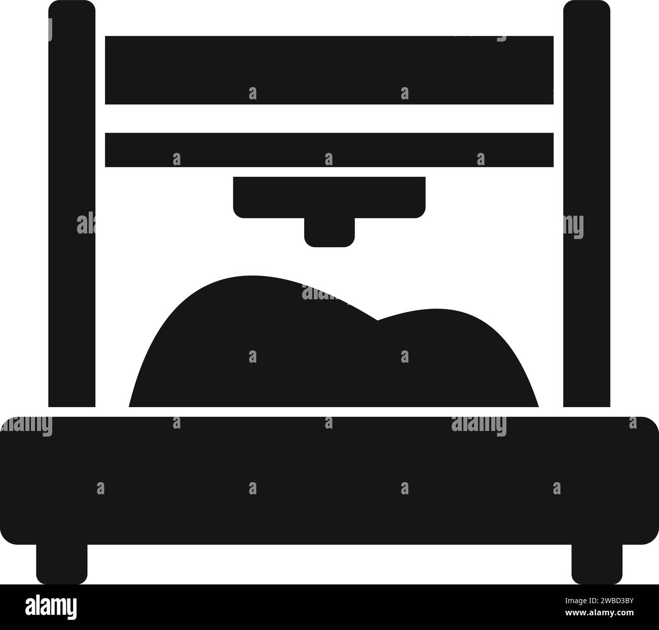 Icona di stampa del fegato vettore semplice. Bioprinting medico. Sanità degli organi Illustrazione Vettoriale