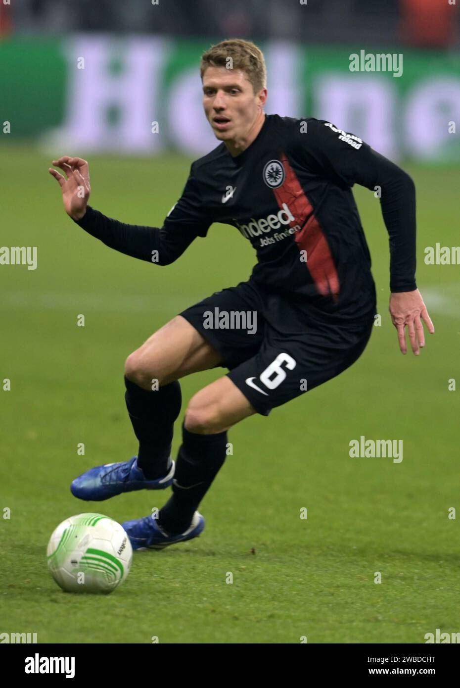 Kristijan Jakic fotografiert beim Fußball Conference League Spiel Eintracht Frankfurt gegen den PAOK Saloniki AM 30.11. .2023 a Francoforte. Foto Stock