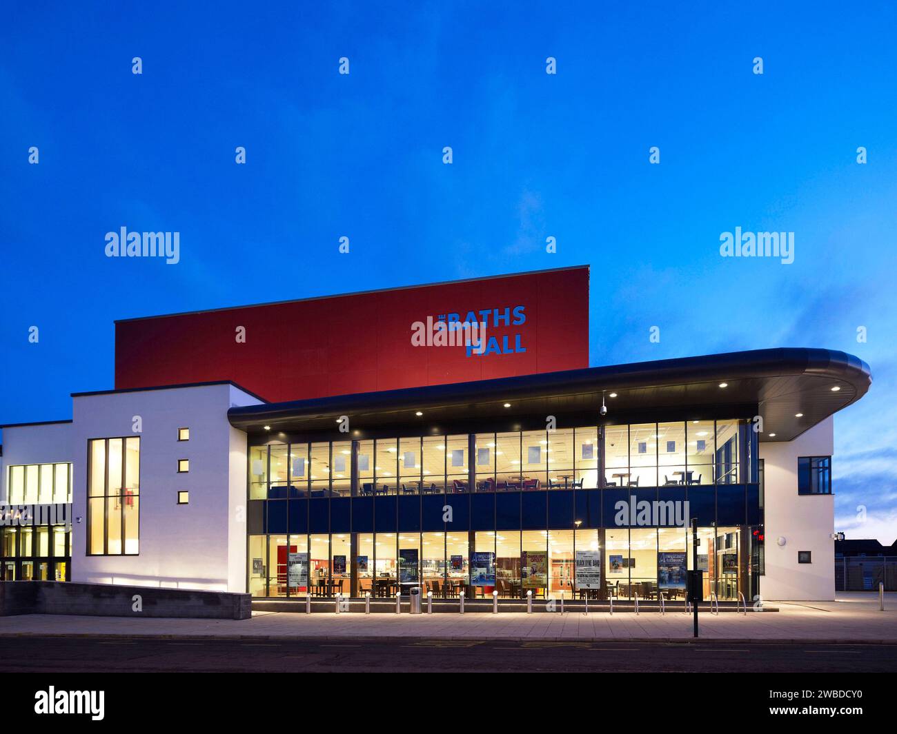 Centro ricreativo Baths Hall, Scunthorpe, lincolnshire settentrionale, Inghilterra settentrionale, Regno Unito Foto Stock