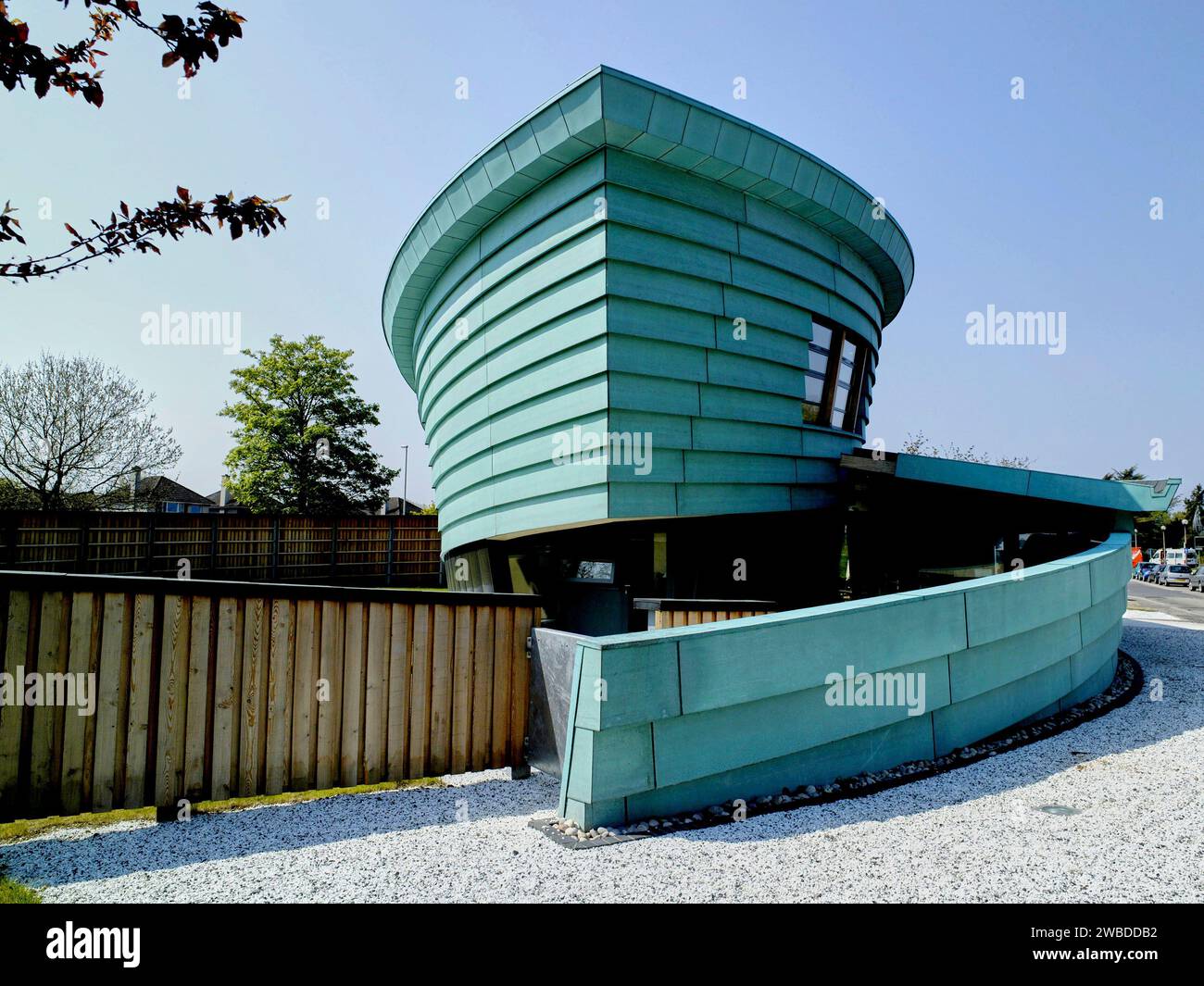 Il centro oncologico del New Maggies Centre, Raigmore Hospital, Inverness, Scozia settentrionale Foto Stock