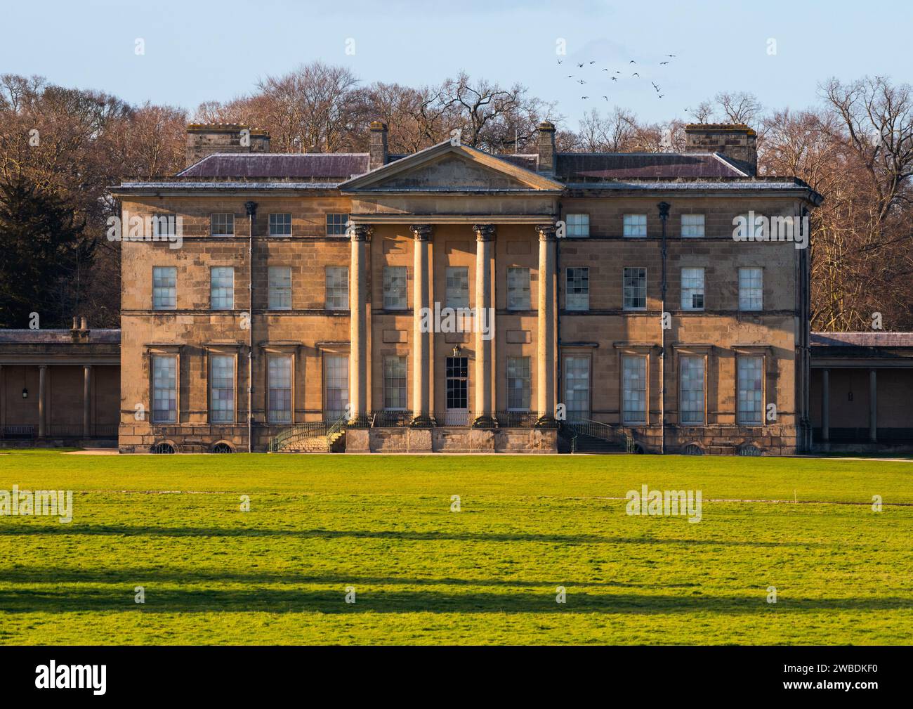 Attingham Hall, parte dell'Attingham Estate vicino a Shrewsbury, Shropshire. Foto Stock