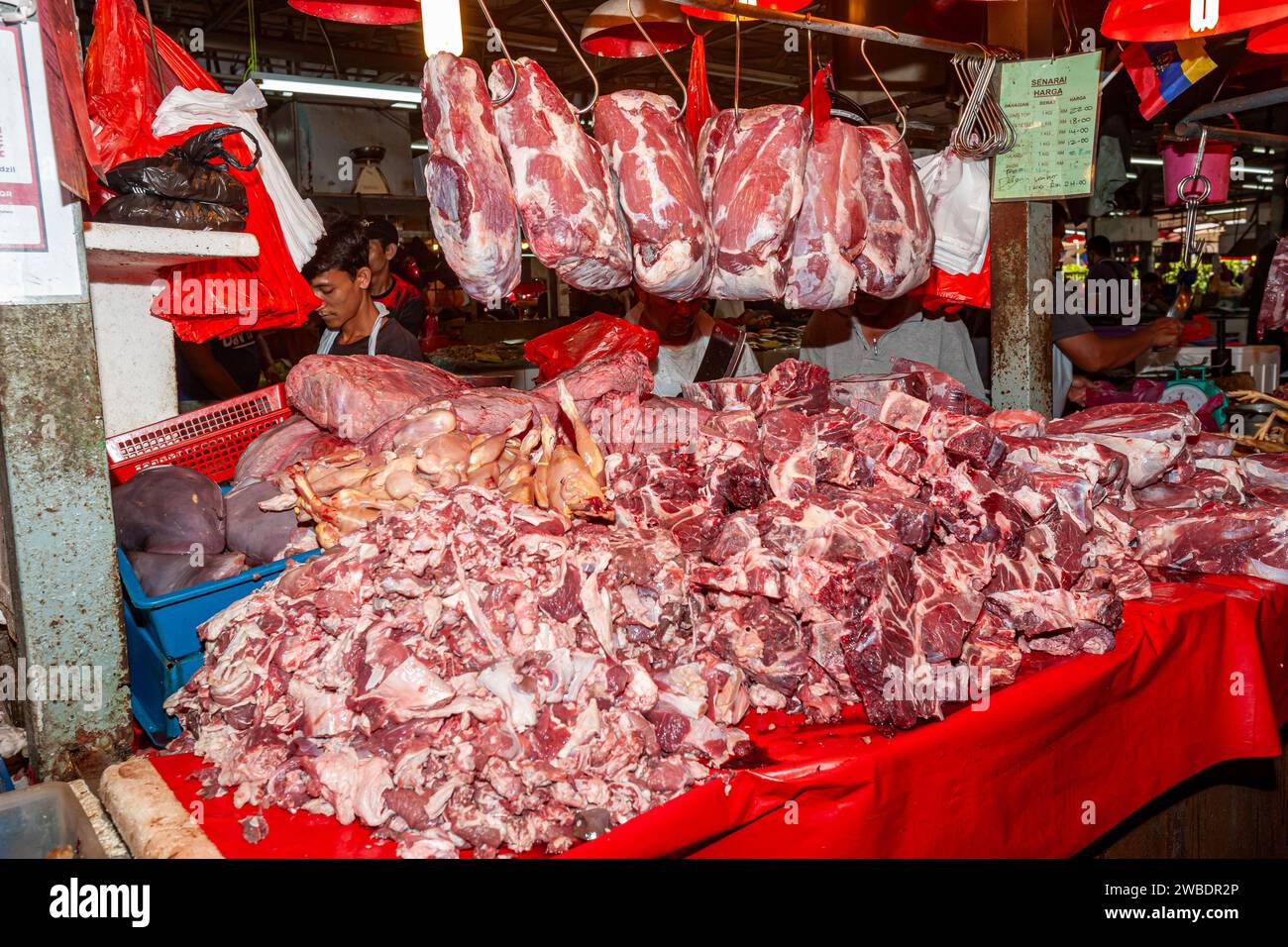 Malesia, Kuala Lumpur, Chow Kit Market Foto Stock