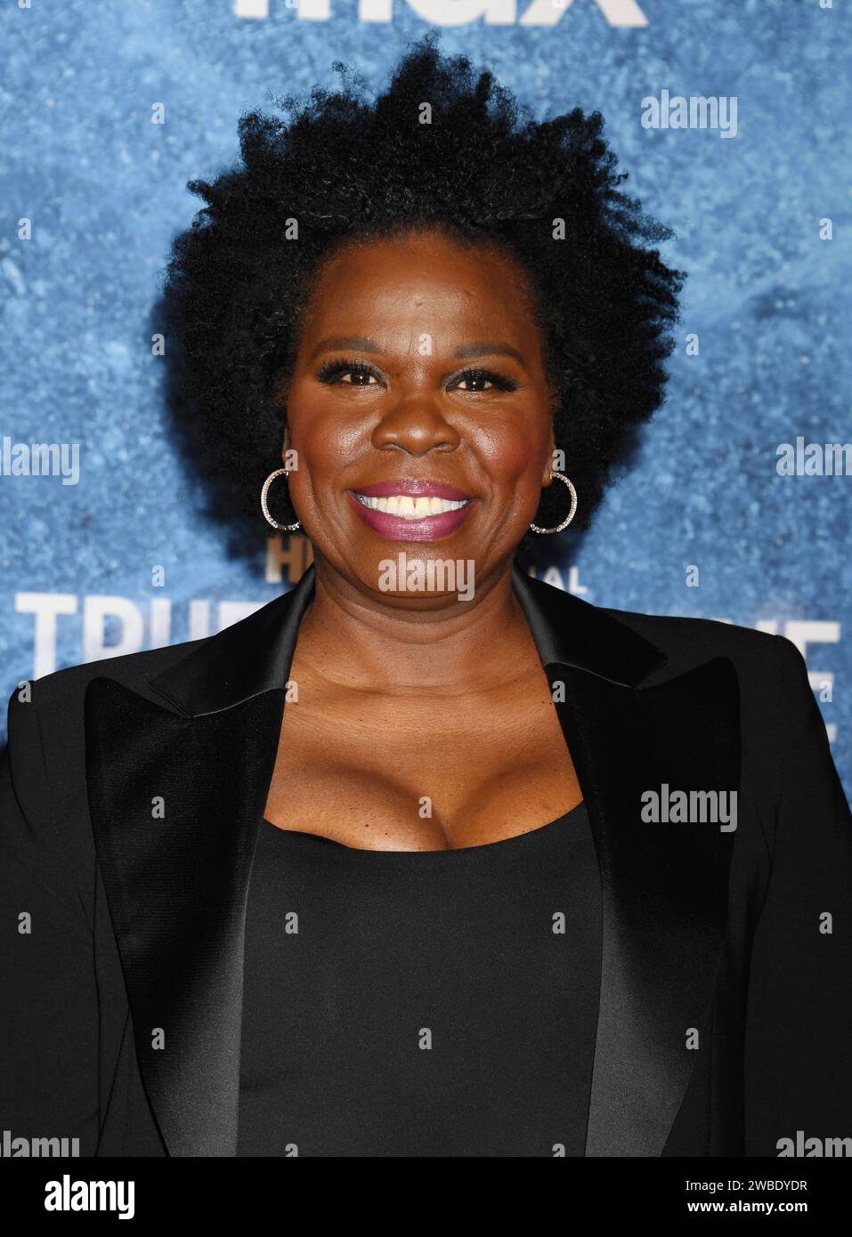 Los Angeles, California, USA. 9 gennaio 2024. Leslie Jones partecipa alla prima di Los Angeles della Warner Bros. "True Detective: Night Country" al Paramount Theatre il 9 gennaio 2024 a Los Angeles, California. Crediti: Jeffrey Mayer/JTM Photos/Media Punch/Alamy Live News Foto Stock