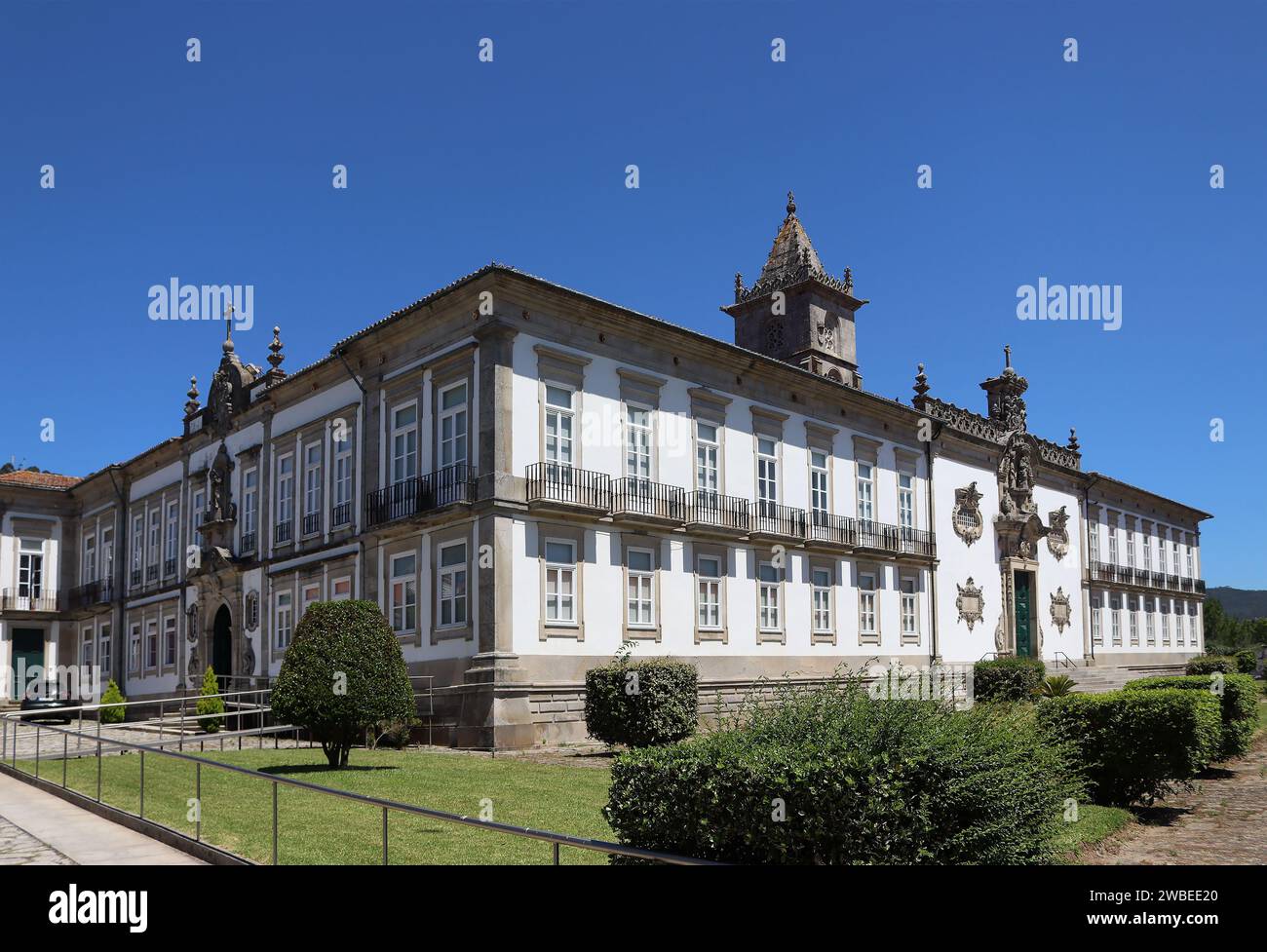 Convento della carità un ex monastero benedettino a Viana do Castello, Portogallo Foto Stock