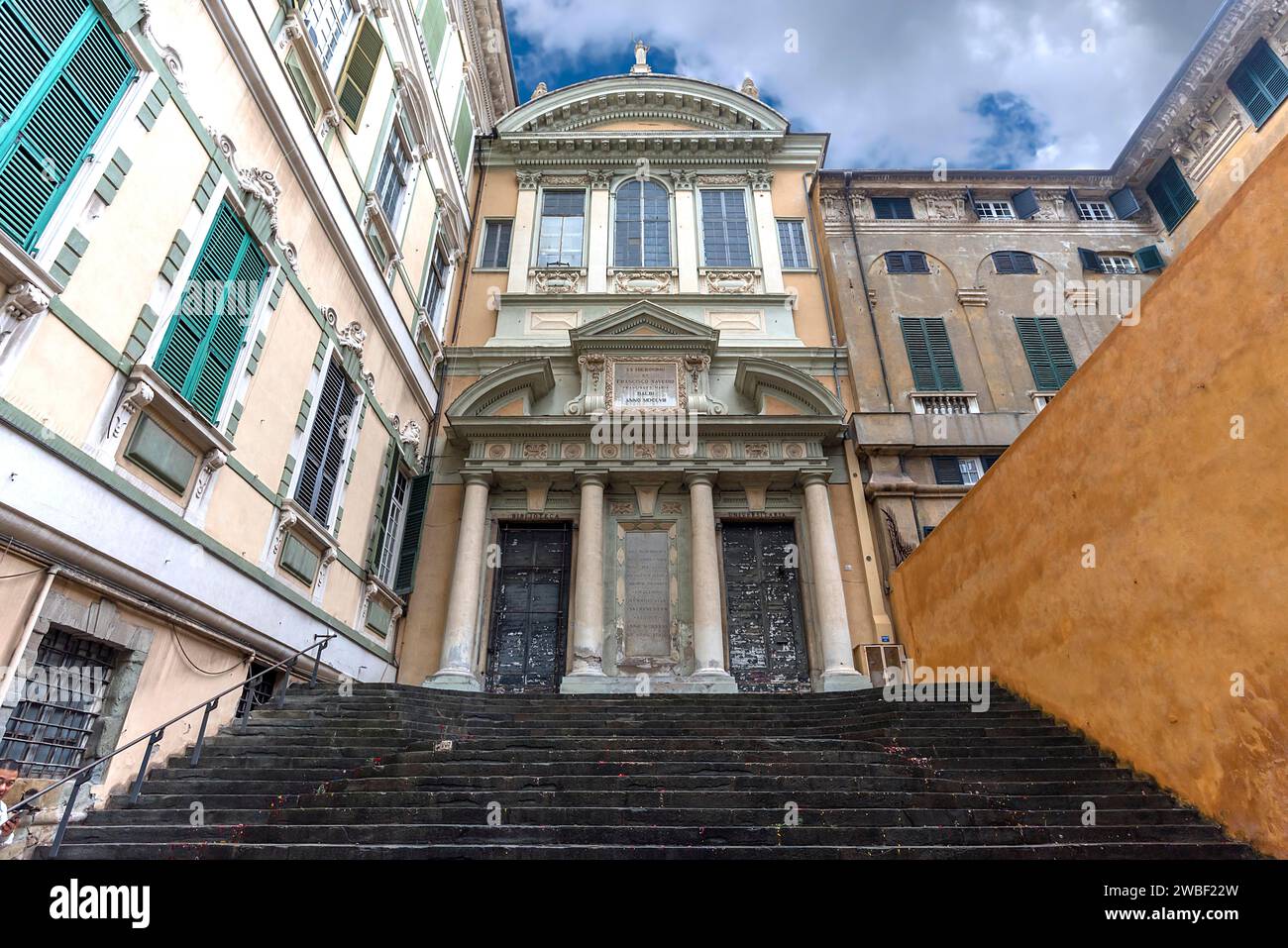 Biblioteca universitaria, biblioteca universitaria, via Balbi, 40, Genova, Italia Foto Stock