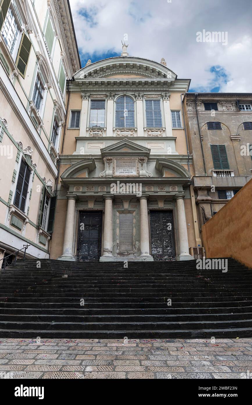 Biblioteca universitaria, biblioteca universitaria, via Balbi, 40, Genova, Italia Foto Stock