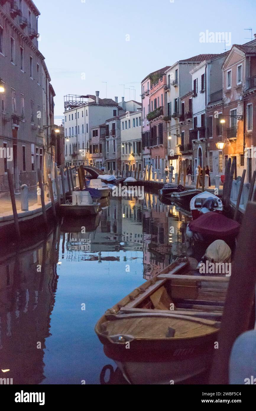 Rio della Eremite, Sestiere Dorsoduro, Venezia, Veneto, Italia Foto Stock