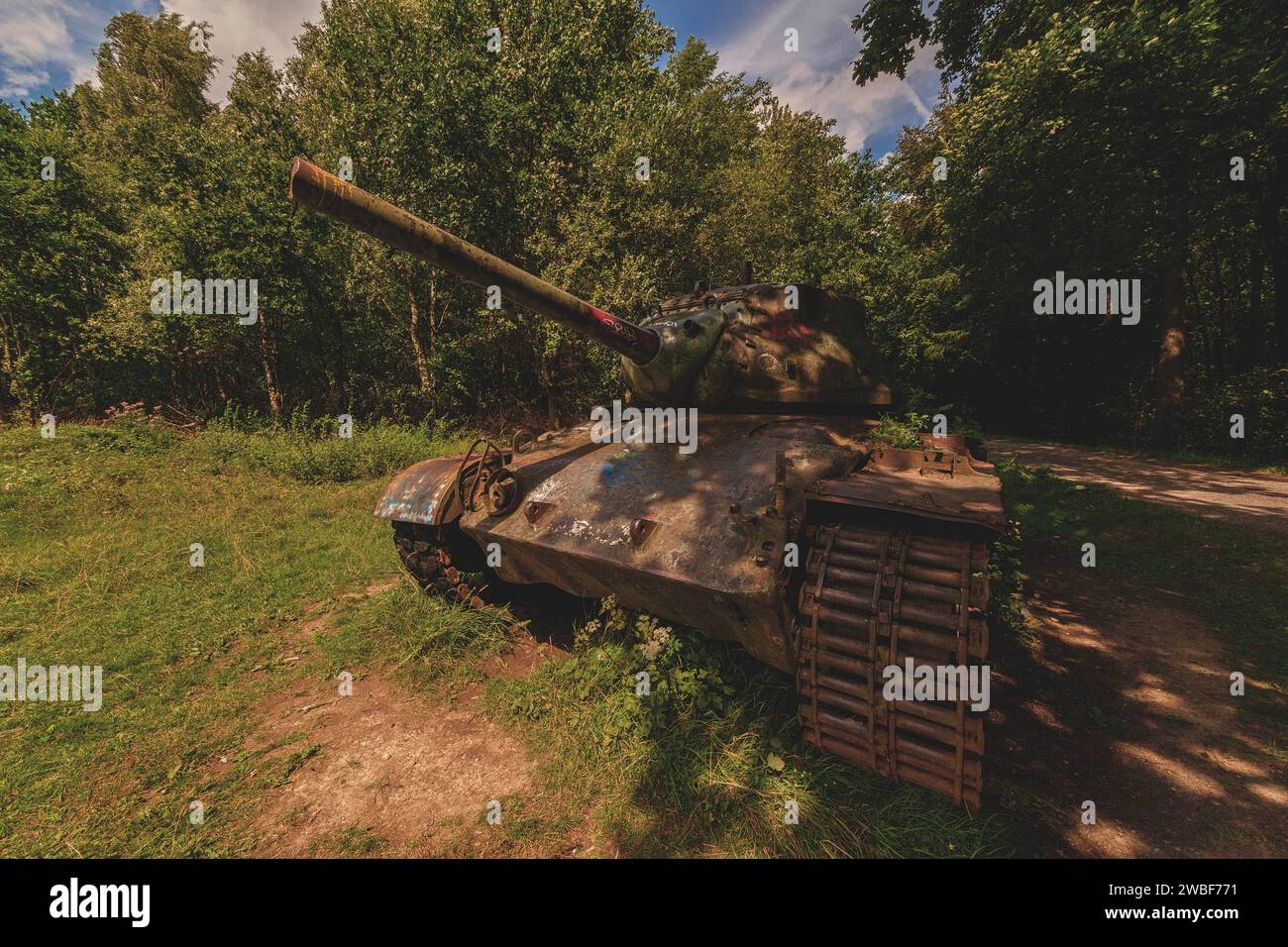Vernice Rotta Carro armato m47 patton immagini e fotografie stock ad alta risoluzione ...