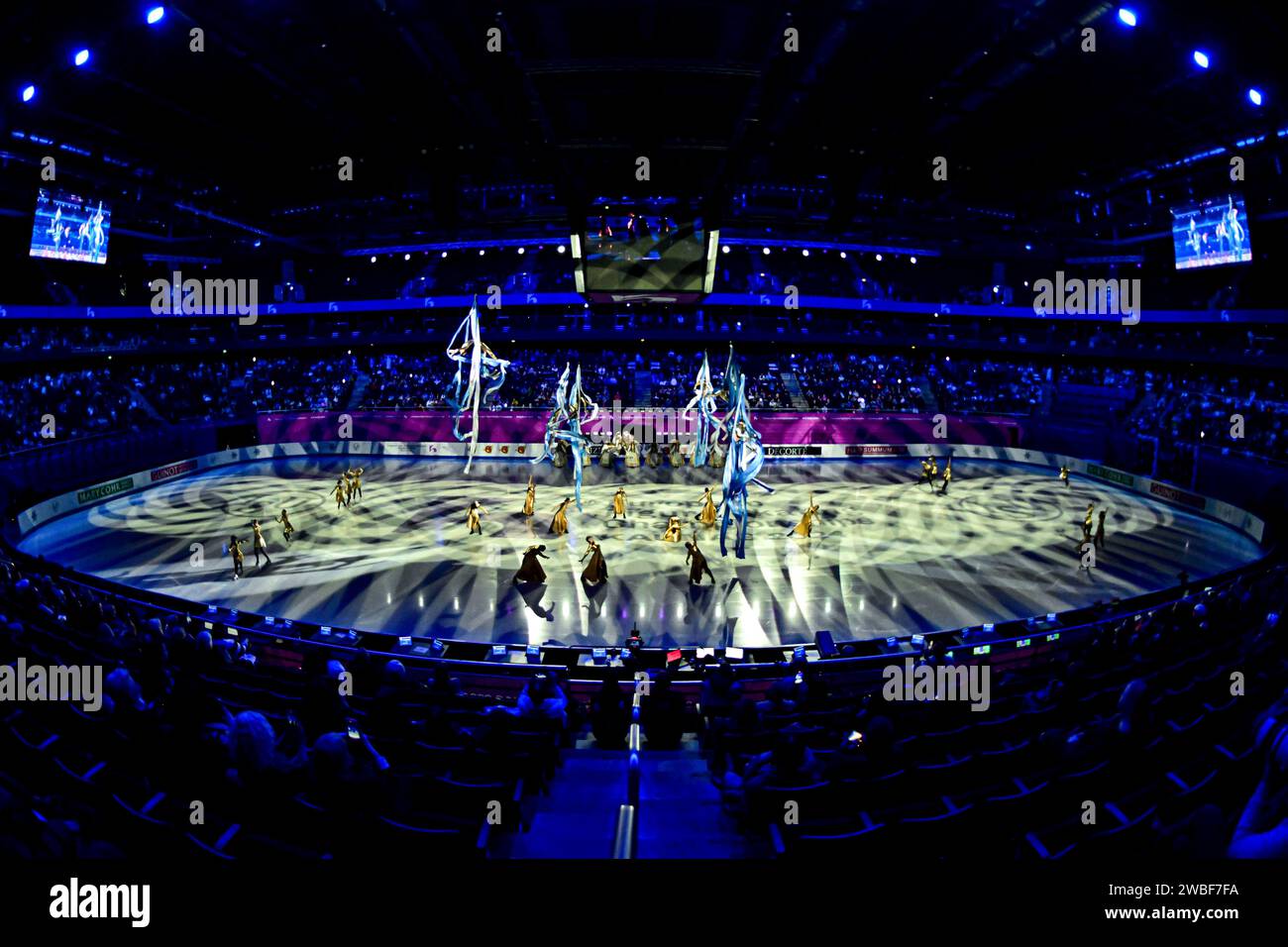 Cerimonia di apertura, ai campionati europei di pattinaggio di figura ISU 2024, presso l'Algiris Arena, il 10 gennaio 2024 a Kaunas, Lituania. Crediti: Raniero Corbelletti/AFLO/Alamy Live News Foto Stock Cerimonia di apertura, ai campionati europei di pattinaggio di figura ISU 2024, presso l'Algiris Arena, il 10 gennaio 2024 a Kaunas, Lituania. Crediti: Raniero Corbelletti/AFLO/Alamy Live News Foto Stock