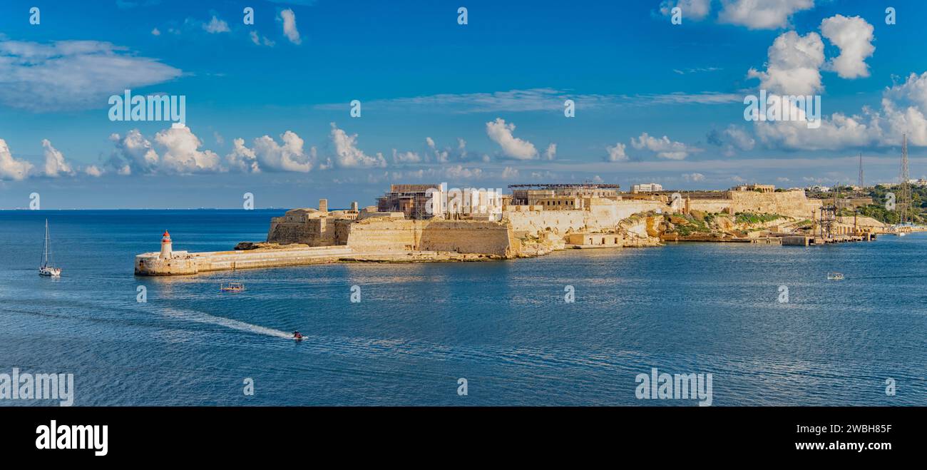 Fort Ricasoli a Kalkara, Malta Foto Stock