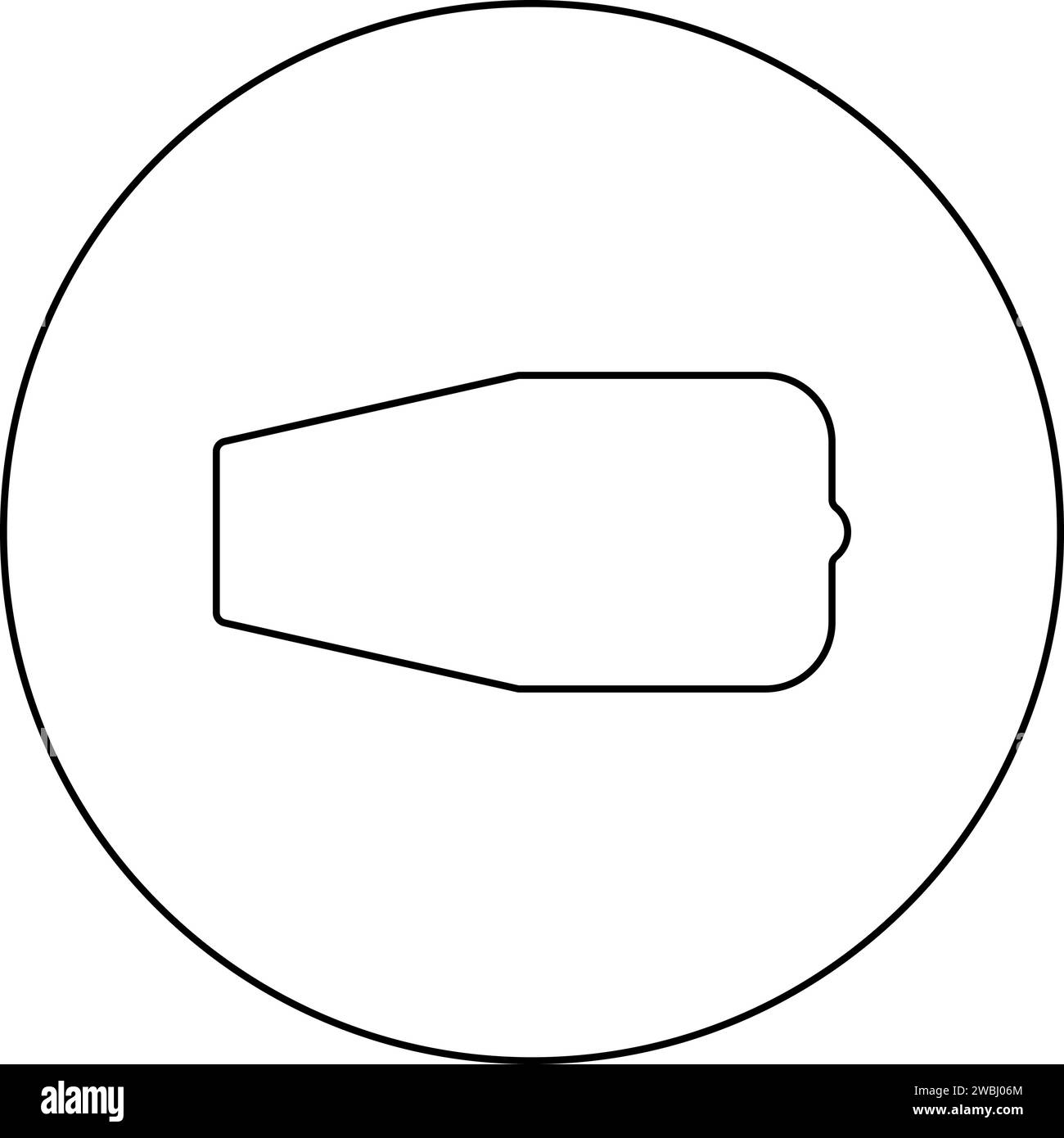 Icona dell'aereo a turbina turbomachine motore a getto motore dell'aeromobile ventola in cerchio rotondo di colore nero illustrazione vettoriale immagine contorno linea di contorno Illustrazione Vettoriale