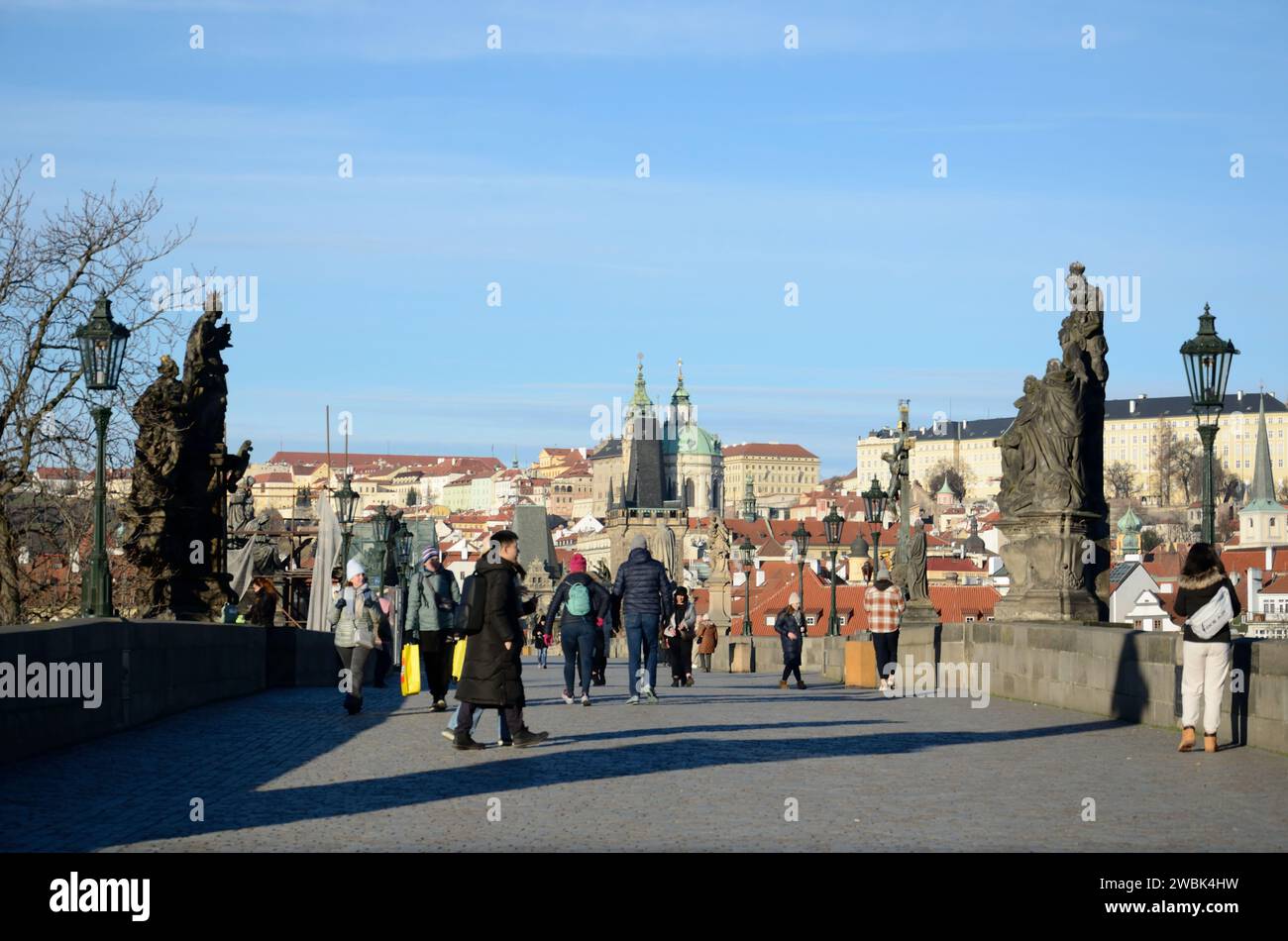 Praga, Boemia, Repubblica Ceca, Europa Foto Stock