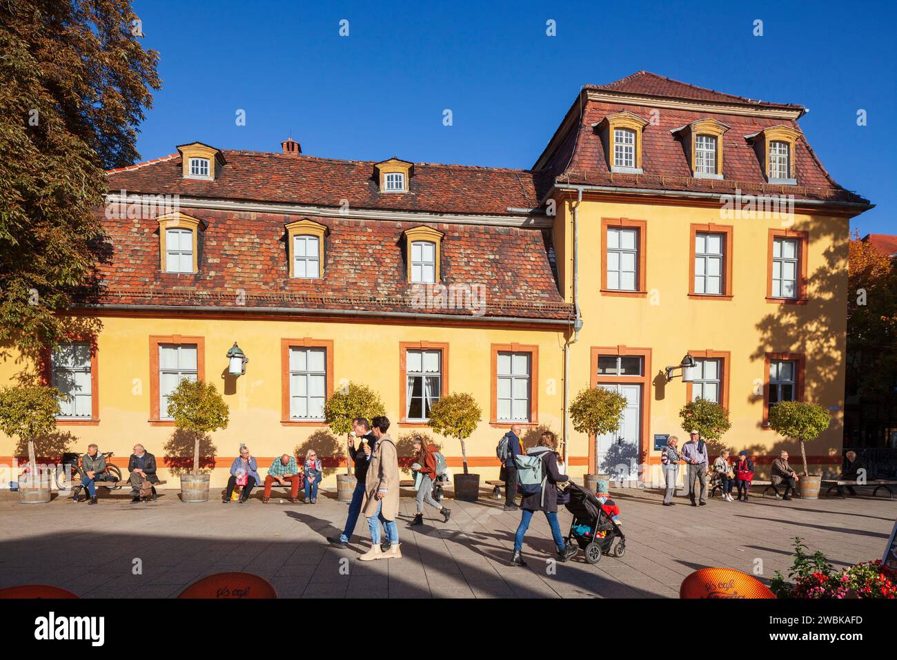Wittumspalais, Weimar, Turingia, Germania, Europa Foto Stock