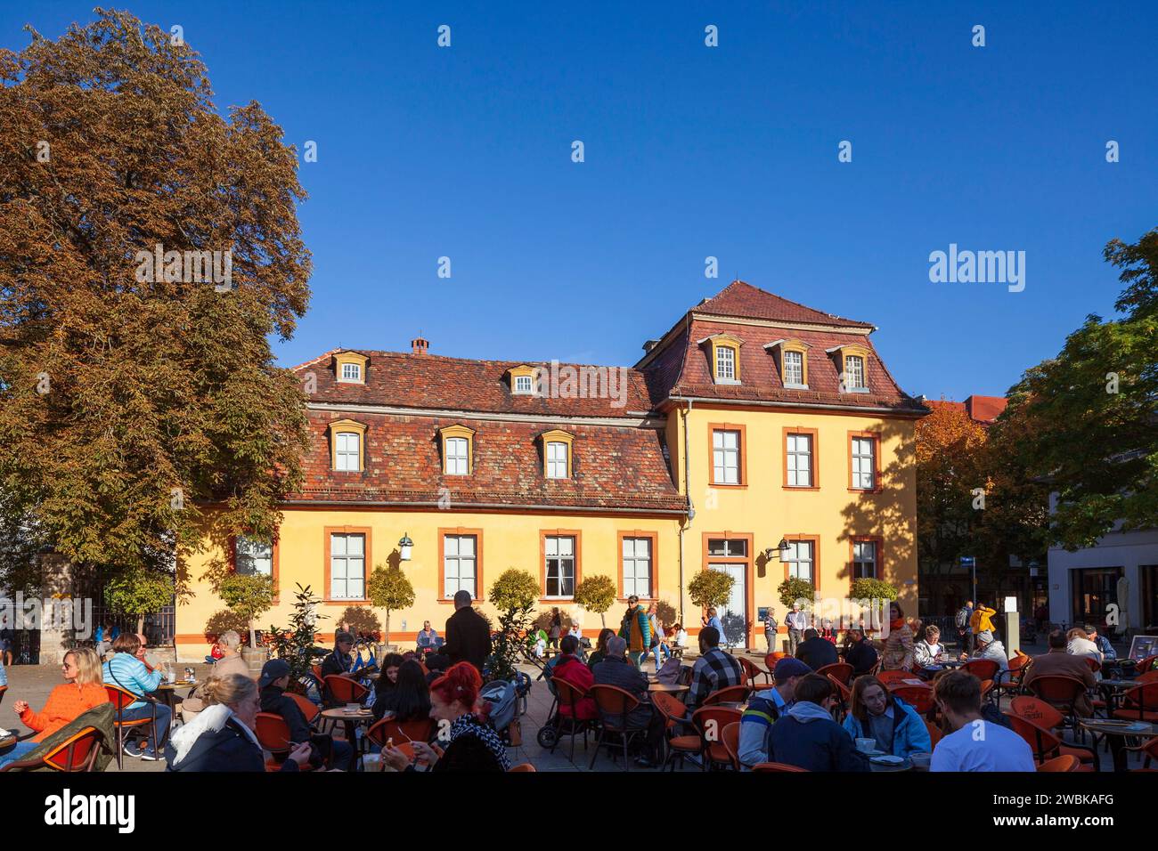 Wittumspalais, Weimar, Turingia, Germania, Europa Foto Stock