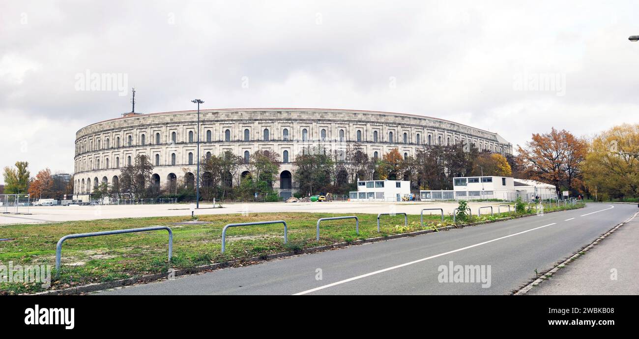 Sala dei Congressi sul campo del raduno del partito nazista a Norimberga Foto Stock