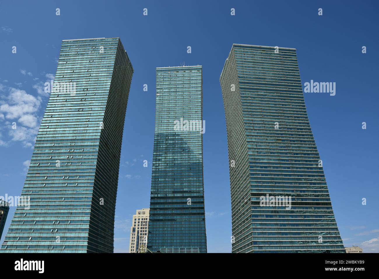 Astana (Nur-Sultan), Kazakistan - edifici moderni ad Astana (Nur-Sultan), capitale del Kazakistan Foto Stock