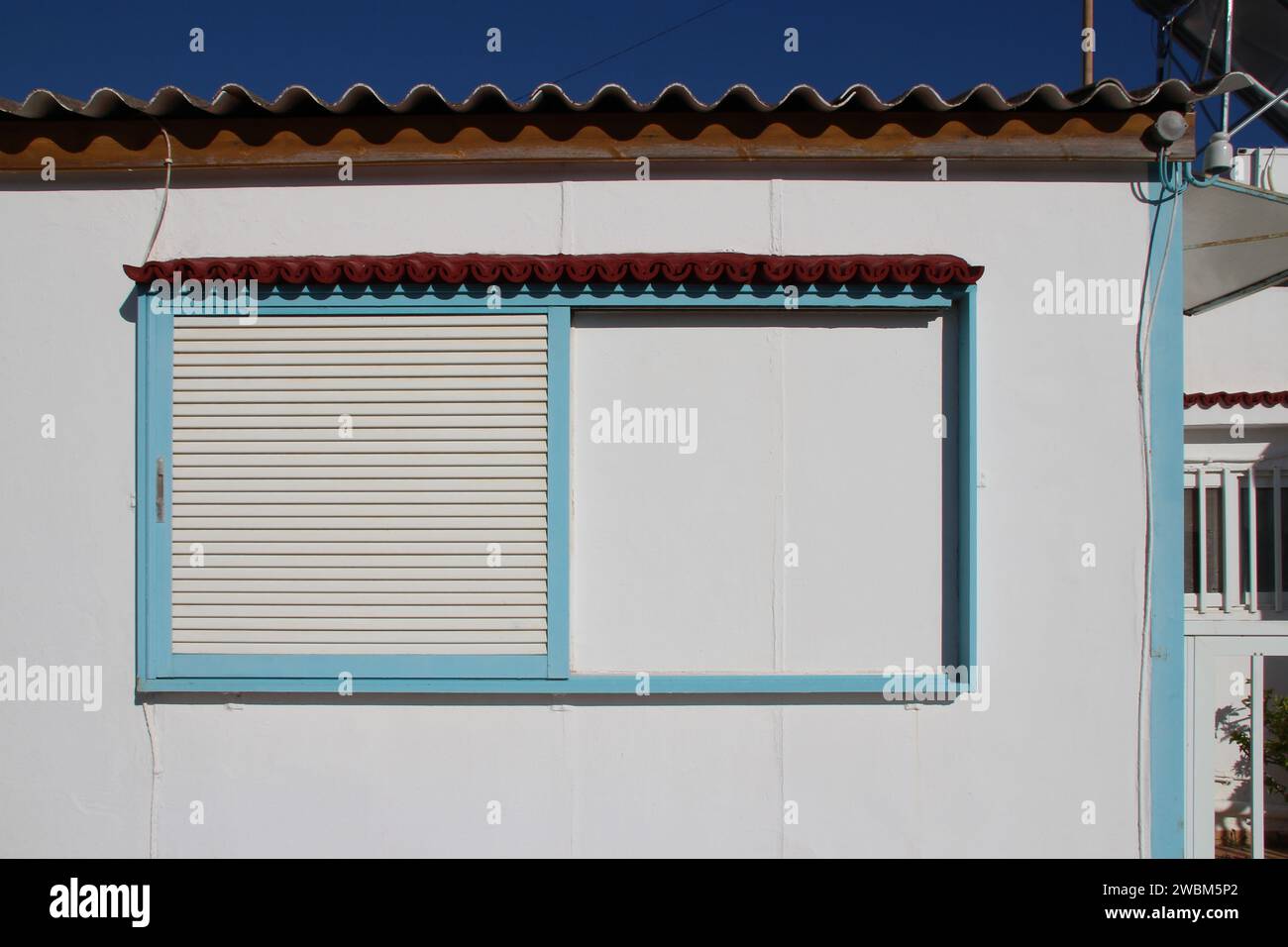 casa in un villaggio (stavros) a creta in grecia Foto Stock