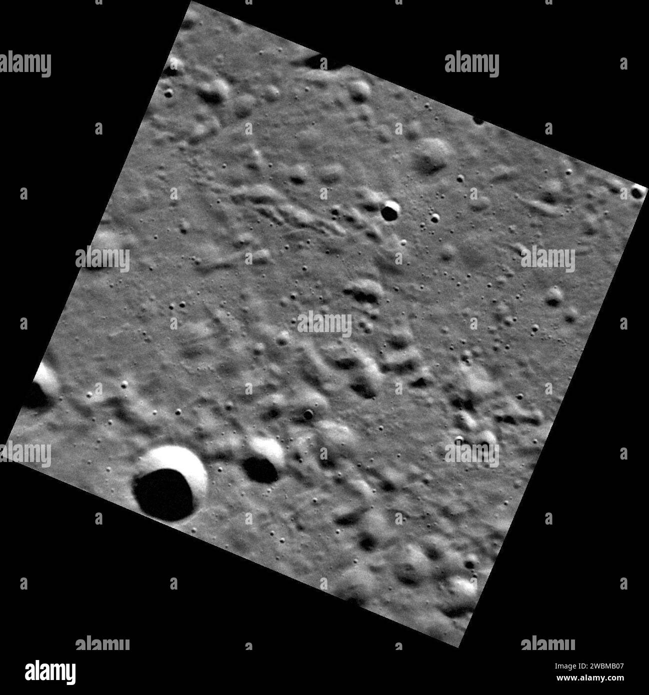 Le immagini ad alta risoluzione di mercurio sono state catturate dalla sonda MESSENGER della NASA per studiare la superficie e le caratteristiche geologiche del pianeta. Foto Stock