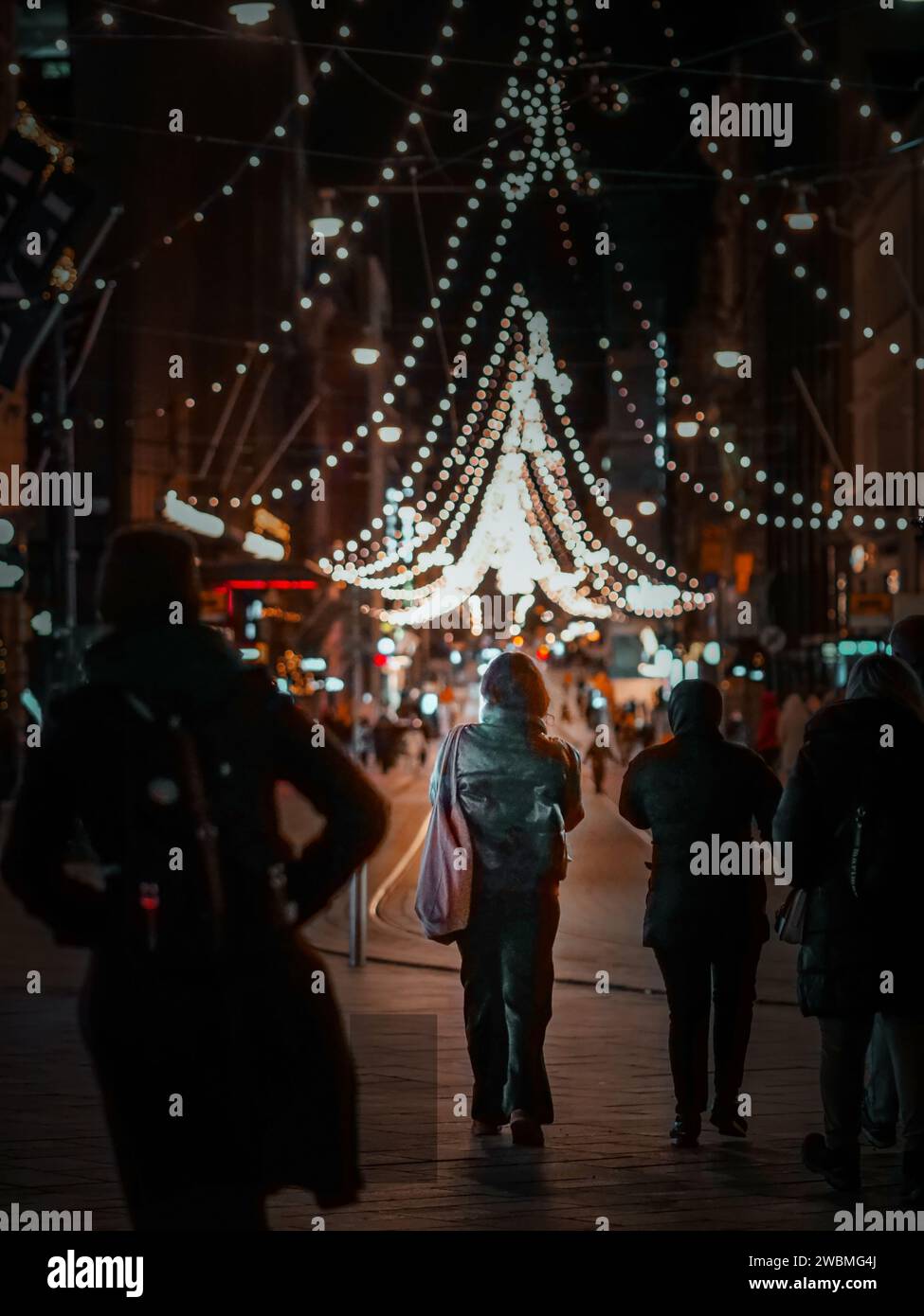 Via Chistmas ad Helsinki. Foto Stock