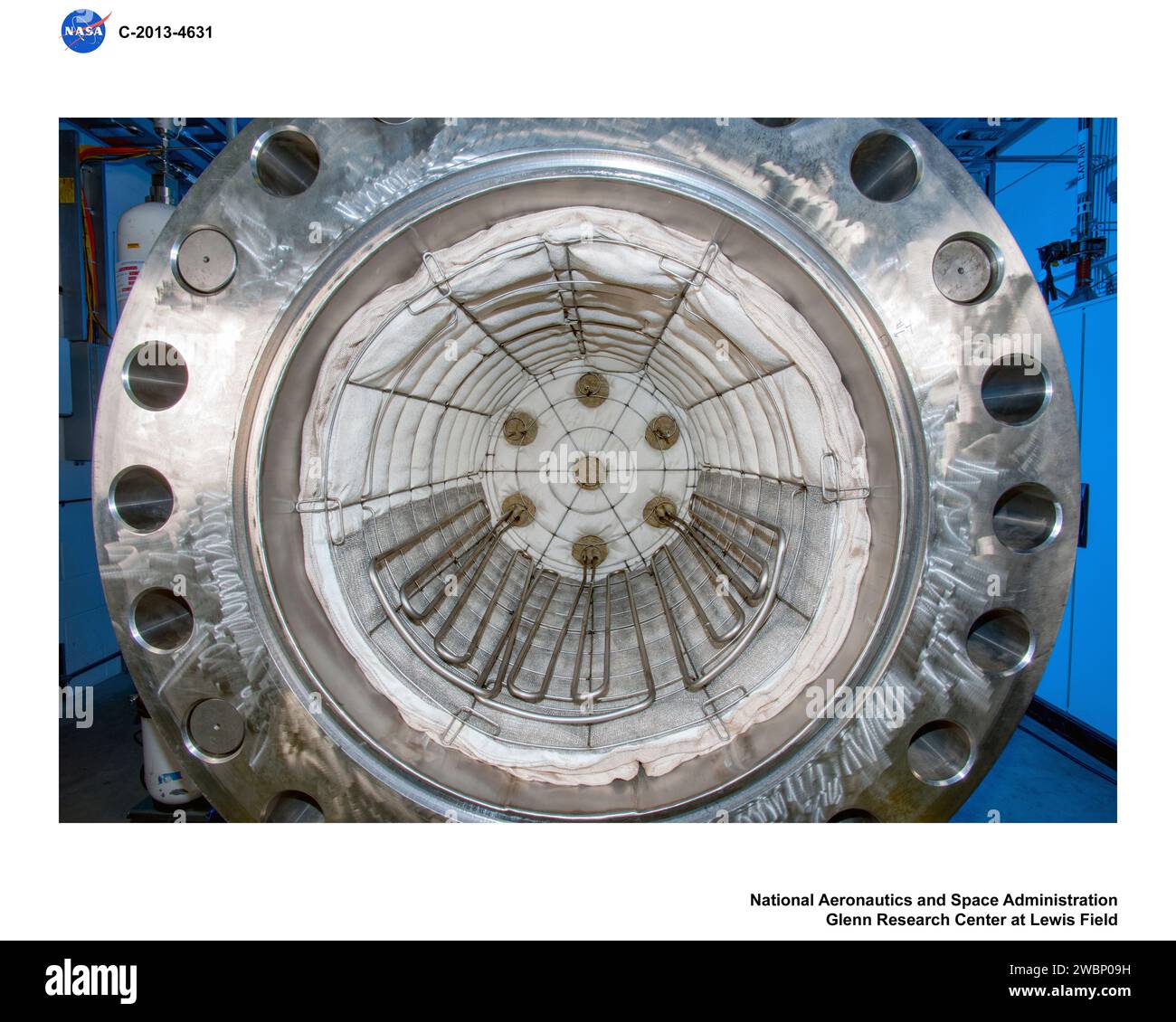 La camera di prova Glenn Extreme Environments Rig (GEER) è progettata per simulare le condizioni della superficie di Venere sulla Terra, con documentati progressi nella costruzione dell'isolamento. Foto Stock