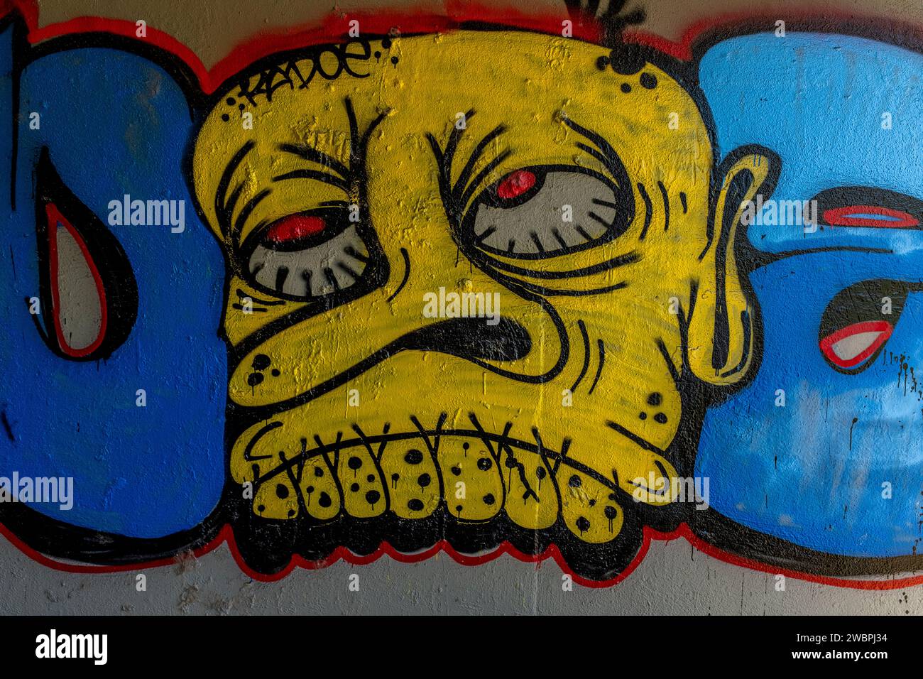 graffiti ad Albuquerque, New Mexico Foto Stock
